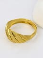 thumb Copper Alloy 23K Gold Plated Classical Opening Ring 1