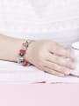 thumb Personality Red Butterfly Shaped Glass Stone Bracelet 1