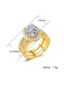 thumb Copper With Cubic Zirconia  Delicate Round Stacking Rings 1