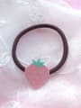 thumb Alloy With Cellulose Acetate  Cute cartoon children with strawberry Hair Rope 2