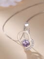 thumb Purple Heart Pendant 2