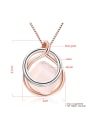 thumb Elegant Double Color Design Round Shaped Opal Two Pieces Jewelry Set 1