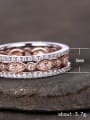 thumb Copper With White Gold Plated Delicate Cubic Zirconia Rings 2