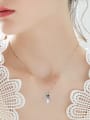 thumb Freshwater Pearl Star-shaped austrian Crystal Necklace 1