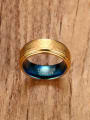 thumb Men Luxury Gold Plated Geometric Tungsten Ring 2