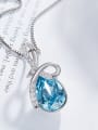 thumb Blue austrian Crystal Pendant 3