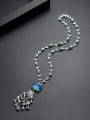 thumb Copper inlay 3A colored zircon gorgeous sparkling necklace 0