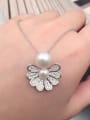 thumb Fashion Freshwater Pearl Flower Necklace 1