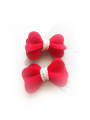 thumb Red Woolen Hair Accessories 0