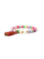 thumb Western Style Colorful Clay Stretch Bracelet 0
