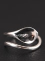thumb S925 Silver Common Callalily Opening Ring 1