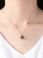 thumb Sterling Silver Natural Freshwater Pearl Flower Necklace 1