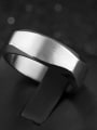 thumb Stainless Steel With Black Gun Plated Simplistic Irregular Rings 2