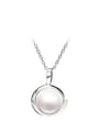 thumb Simple Freshwater Pearl Round Necklace 0