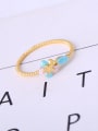 thumb 16K Gold Plated Colorful Zircon Ring 2