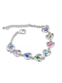 thumb Fashion Oval austrian Crystals Heart Alloy Bracelet 1