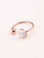 thumb Imitation Marble Personality Open Ring 0