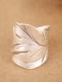 thumb Ethnic Maple Leaf Silver Ring 0