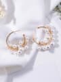 thumb Alloy With Gold Plated Romantic  Imitation Pearl Charm Earrings 0