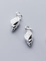 thumb 925 Sterling Silver With Silver Plated Cute conch Charms 1