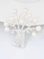 thumb Personalized Artificial Pearls Tree Alloy Brooch 1
