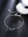 thumb Simple Hollow Triangles Women Anklet 2