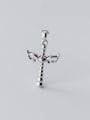 thumb 925 Sterling Silver With Platinum Plated Personality Cross Pendants 0