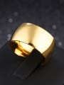 thumb Stainless Steel With Gold Plated Simplistic Geometric Rings 2