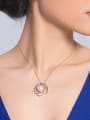 thumb Simple Freshwater Pearl Flower Necklace 1