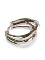 thumb Retro Swallows LOVE Artificial Leather Ropes Bracelet 2