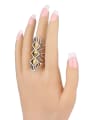 thumb Personalized Double Color Plated Alloy Ring 1