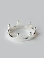 thumb Delicate Crown Shaped S925 Silver Women Ring 1