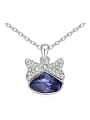 thumb Personalized austrian Crystal Pendant Alloy Necklace 0