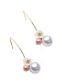 thumb Simple Style Artificlal Pearl Hook drop earring 1