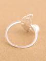 thumb Freshwater Pearl Leaf Opening Ring 3
