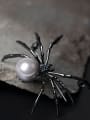 thumb Personality Spider Shell Pearl Brooch 1