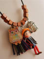 thumb The Little Girl Shaped Tassel Necklace 1