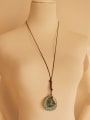 thumb Ethnic Style Geometric Shaped Sweater Necklace 1