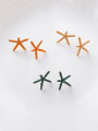 thumb Alloy With Platinum Plated Fashion Sea Star Stud Earrings 2