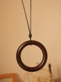 thumb Wooden Round Shaped Women Necklace 1