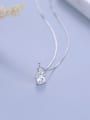 thumb Square Zircon Pendant 0