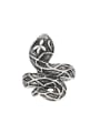 thumb Retro style Personalized Snake Alloy Ring 0