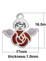thumb Stainless Steel With Cute Angel enamel  Charms 1