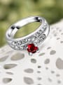 thumb Personality Platinum Plated Alloy Set Ring 1