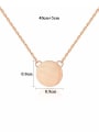 thumb 925 Sterling Silver With Glossy Simplistic Round Necklaces 4