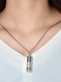 thumb Couple Exquisite Geometric Shaped Stainless Steel Pendant 1