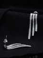 thumb New Original Zircon Bride's Wedding Necklace Earring Jewellry Suit 2