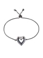 thumb Fashionable Heart  Shaped Accessories Adjustable Women Bracelet 2