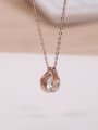 thumb Shining Zircon Sweetly Sweater Necklace 0