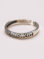 thumb All-match Thai Silver Geometric Ring 0